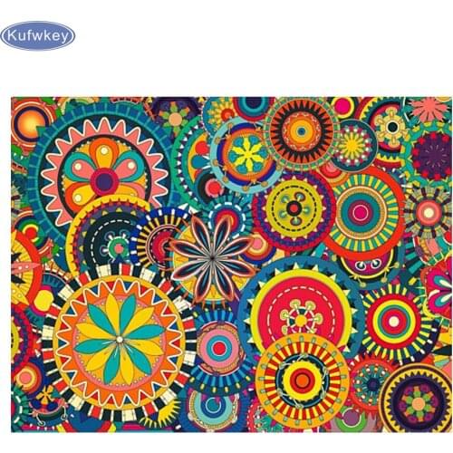 New 5D Diy Diamond Painting Mandala Cross Stitch Full Square Rhinestone Pictures Diamond Embroidery Patchwork Mosaic Needlework