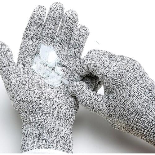 Anti-cut Outdoor Fishing Gloves Knife Cut Resistant Protection Fishing Hunting Gloves Steel Wire Mesh Gloves Fishing Tools