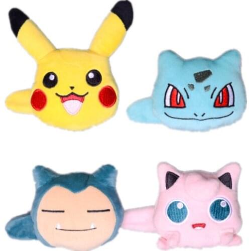 Pokemon Anime Pikachu Bulbasaur Snorlax Clefairy Kawaii Hair Clip Children Hair Accessories Toys For Girls Christmas Gift