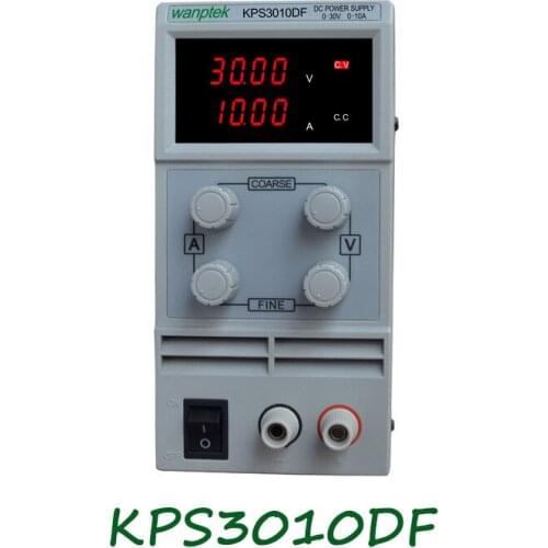 KPS3010DF Adjustable High Precision LED Display Switch DC Power Supply Protection Function 30V 10A