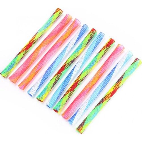 10Pcs Freely Folding Spring Shape Multi-Color Cat Bouncing Toy Good Elasticity Pet Playing Toy cat supplies
