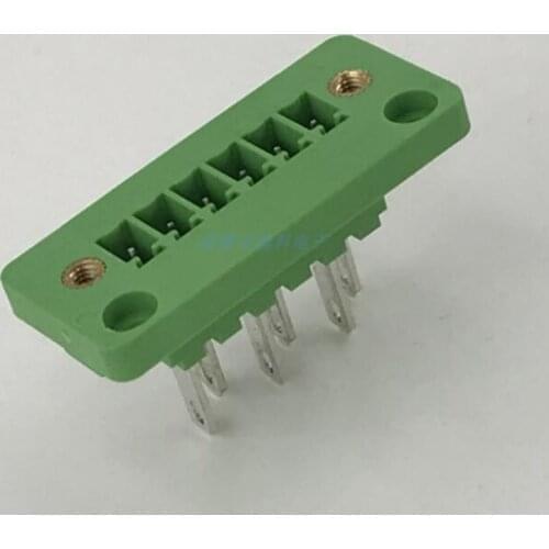 2pcs Through-wall pluggable K15EDGWB-3.81MM1 with ear male and female 12P