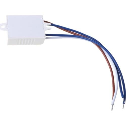 220V Voice Control Light Sensor Intelligent Auto On Off Lamp Switch 1-40W Smart 875F