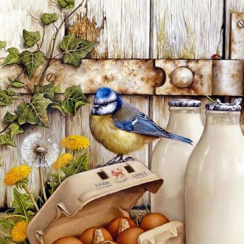 5D Diamond Painting Cute bird Animal Art Kits Home Decoration Embroidery Full Drill Square New Arrival BY352