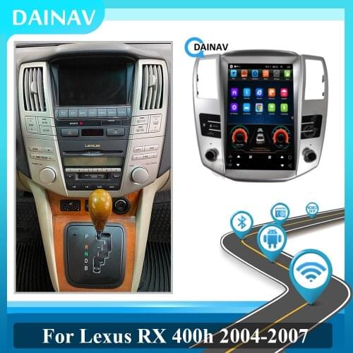 12.1 INCH Android 10.0 Vertical Screen Car Radio For Lexus 2006 Lexus RX 400h RX RX300 Car DVD Player Auto GPS Navigation