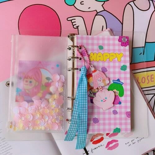 DIY Notebook Sweet l Girl 's Diary Super Star Planer Kawaii Journa Organizer Student Daily Weekly Plan Stationery Gifts