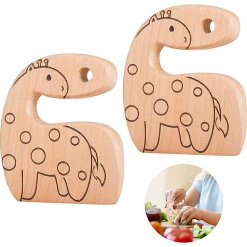 Wooden Kids Cutter for Cooking and Safe Cutting Veggies Fruits Childrens Fish Shape Kids Kitchen Tools Cute Play House Toys