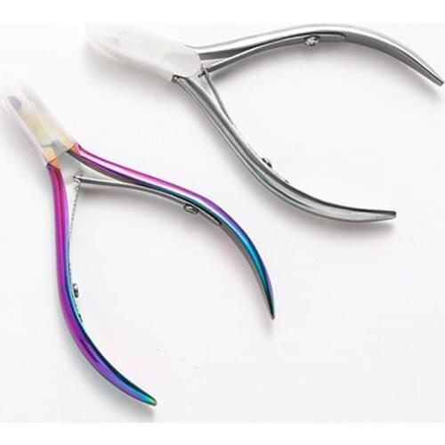 1pcs Cuticle Nippers Nail Manicure Scissors Cuticle Clippers Trimmer Dead Skin Remover Pedicure Stainless Steel Cutters Tools
