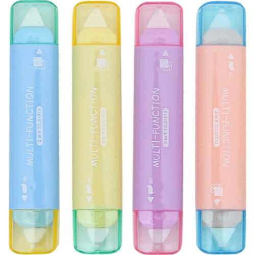 5M Mini Double-head Design Correction Tape Dot Liner Adhesive Glue Kids Stationery 2 in 1 Correction Tape School Supplies