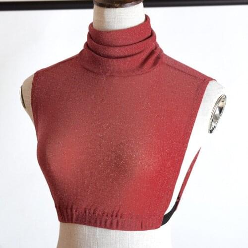 Fashion Mesh Turtleneck Fake Collar Women False Collar Stand Detachable Shirt Collars For Sweater Blouse Tops Nep Kraagie