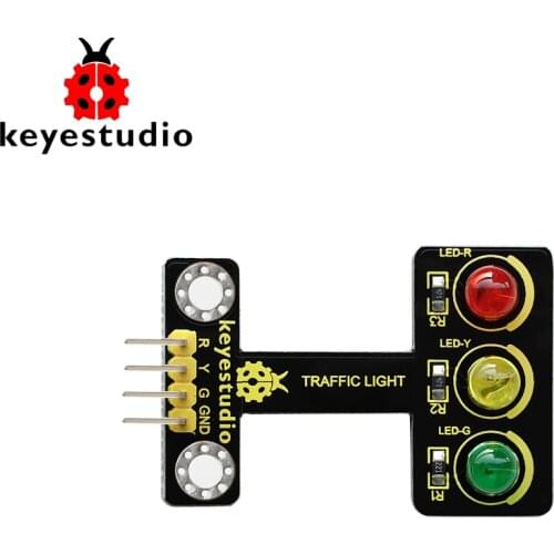 Keyestudio Traffic Light Module (Black and Eco-friendly) For arduino