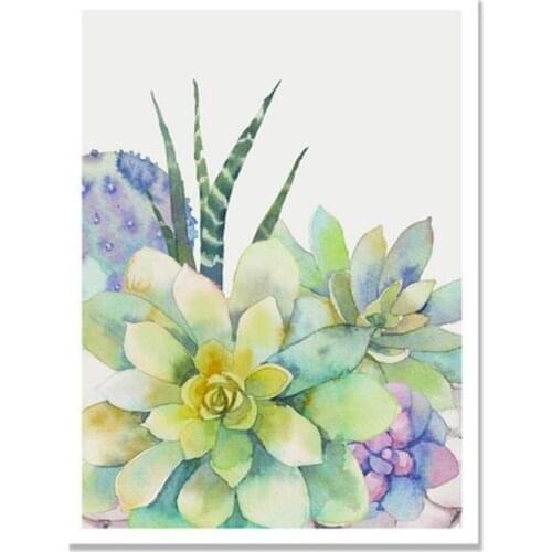 Flower Scenery Printed Canvas 11CT Cross Stitch Embroidery Full Kit DMC Threads Handiwork Knitting work Handmade Wholesale