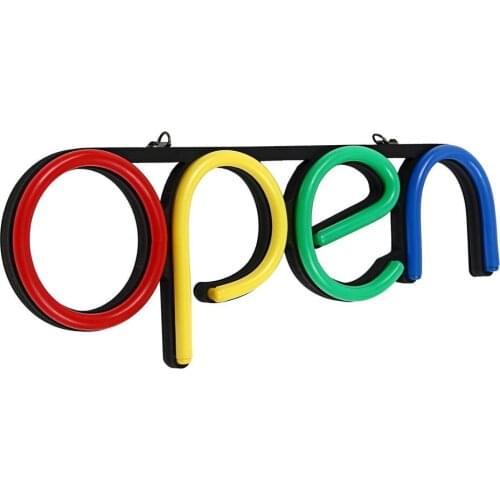 60*30cm LED lighted Neon open sign for shop