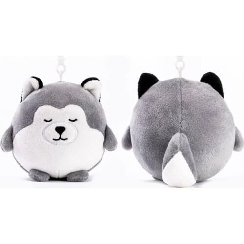 2019 New Plush Keychain Cute Cartoon Fur Ball toys for children Animal Bag Pendant Key ring Handbag For boys girls Stuffed Doll