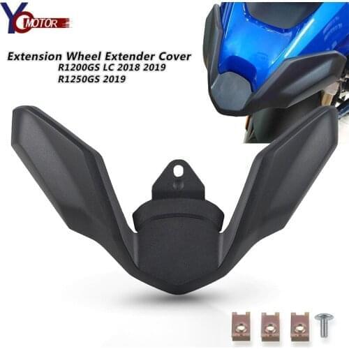 New Black For BMW r 1200 gs R1200GS LC 2018 2019 R1250GS r 1250 gs 2019 Motorcycle Extension Wheel Extender Cover Guard