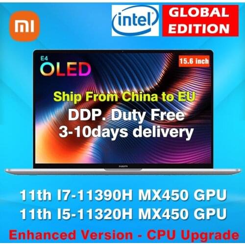 Original 2021 Xiaomi Mi Notebook Pro 15 Intel Core i5 11320H Laptop i7 11390H 512G SSD Windows 10 PC Portable Computer Ultrabook