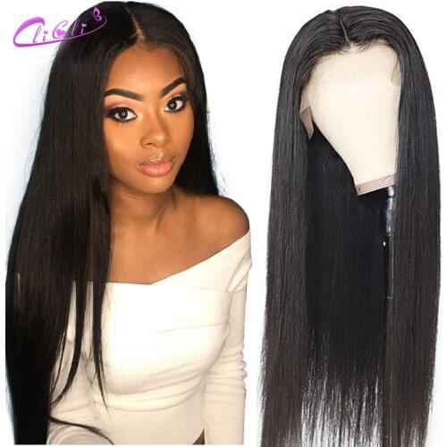 Bone Straight Human Hair Wig Brazilian Wig 4x4 ClosureWig Straight 30 Inch Wig Transparent Lace Wig 13x4 Frontal Wig 150 Density