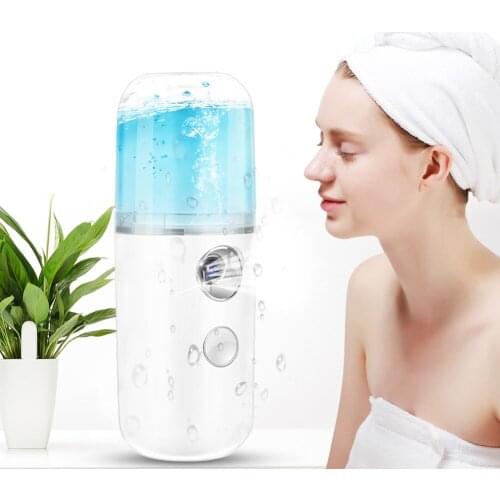 30ml USB Portable Nano Mist Spray All-Around Water Replenishment Atomization Tool Hand Held Facial Moisturizing Mist Sprayer