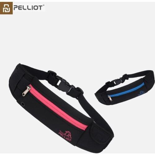 PELLIOT Running Waist Bag Large Capacity Outdoor Sports Fitness Cycling Waist Pack Pockets For Phone/Keys/Earphone/Bank Card