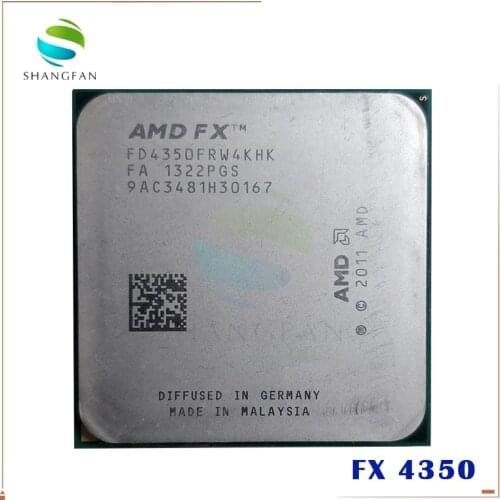 AMD FX-Series FX4350 FX-4350 FX 4350 4.2 GHz 125W Quad-Core CPU Processor FD4350FRW4KHK Socket AM3
