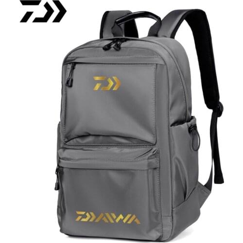 Daiwa Outdoor Sport New Fishing Backpack Waterproof Travel Backpack Mens Outdoor Travel Student School Bag Trendy Backpack