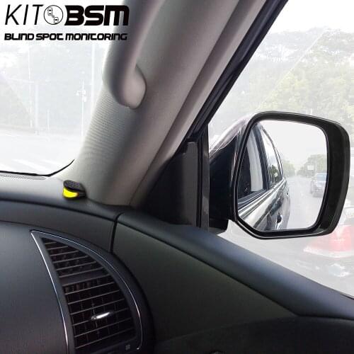 BSM Blind Spot Monitor System WITH 24GHZ Microwave Radar BSD BSA Universal sensor attached LED indicator