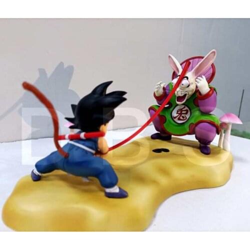 Spot [Yihong] DB Studio Gokong Fighting Rabbit Ginseng GK Limited Edition Resin Statue Handmade Model Birthday Gift