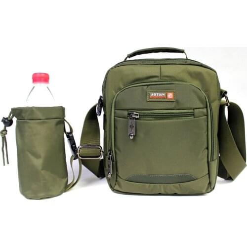 2017 Men Shoulder Bags Messenger bag with wather bottle pack , Waterproof Oxford Cloth Bag Male Bag A4436