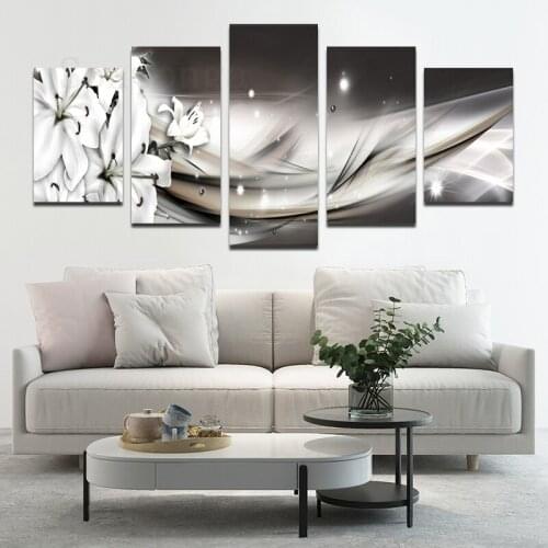 Light Luxury Flower No. 5 Decorative Painting Simple Style Modern Porch Living Room Corridor Study Room Hotel