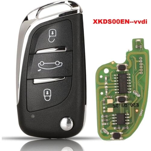 Jingyuqin XHORSE X002 XKDS00EN Universal Remote Key for Volkswagen for DS Style for Xhorse VVDI2 Car Key Remote Replacement
