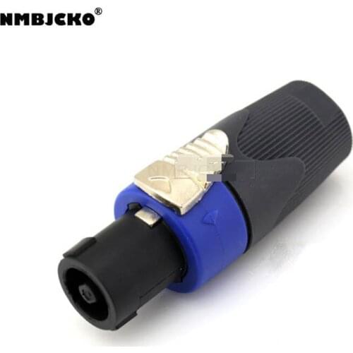 High quality 25 x 4FC 4 Pole Female Speakon Connector Coloured Boots Speaker Amp Plug