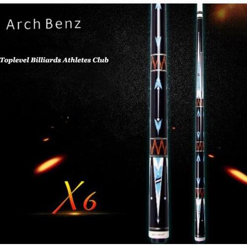 Arch Benz X6 High-end Pool Cue 1/2 Pool Cue Stick Kit 13 mm Tip 149 cm Billiard Cue Snooker Stick Professional Billiard Supplies