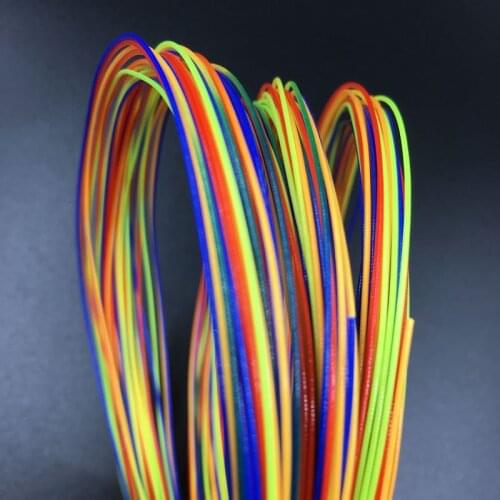 10 pcs/lot) High quality RS2000 rainbow Badminton String 12m 0.68mm high tension 30lbs wear resistance badminton racket string