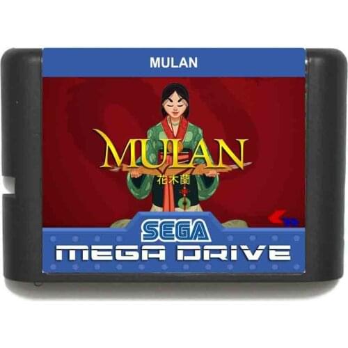 Mulan 16 bit MD Game Card For Sega Mega Drive For Genesis