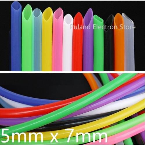 5x7 Silicone Tube ID 5mm OD 7mm 1 meter Flexible Rubber Hose Thickness 1mm Food Grade Soft Milk Beer Drink Pipe Water Connector