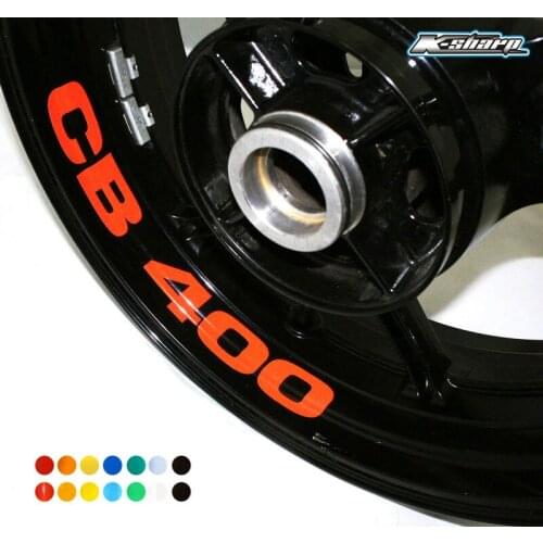 8 X CUSTOM INNER RIM DECALS WHEEL Reflective STICKERS STRIPES FIT HONDA CB 400