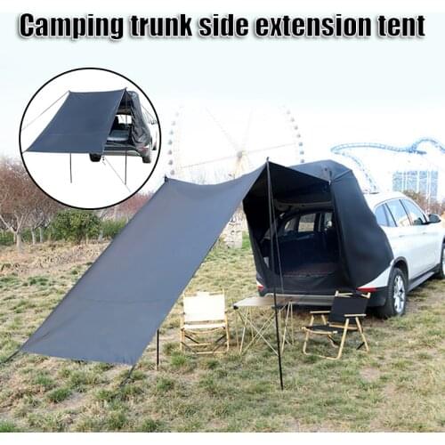 Car Extension Tent with Breathable Gauze Easy to Install Convenient Easy to Store Portable Durable for Outdoor ALS88