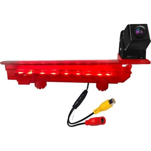 Tailgate Cvbs 1000tvl Waterproof Ip68 Back View Reverse Backup Parking Assist Car Rear Brake Light Camera For VW T5 T6 2010-2017