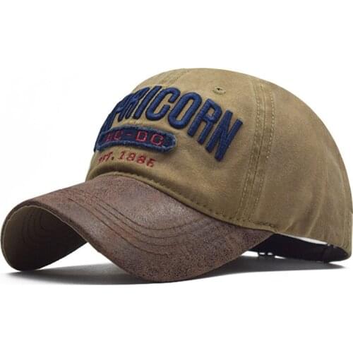 Dad hat new PU stitching and old cotton washed baseball hat 3D letter hat caps for men cap custom baseball cap biden hat