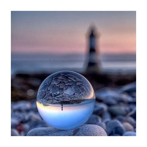 Photography Crystal Ball Feng Shui Magic Transparent Glass Ball Home Decoration K9 Crystal Ball Crystal Ball Photography Ball