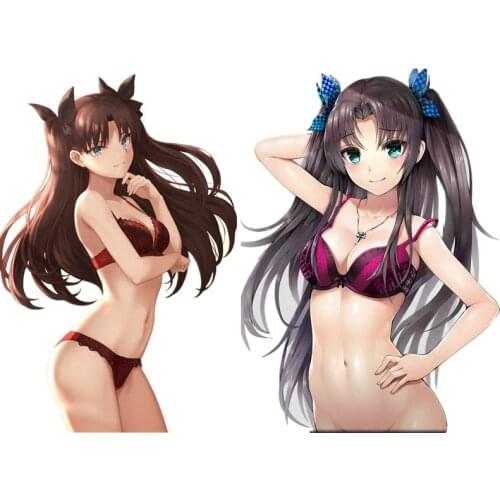 Fuzhen Boutique Decals Exterior Accessories Fate Stay Night Tohsaka Rin Anime Girl Car Stickers Pvc Figure Decal