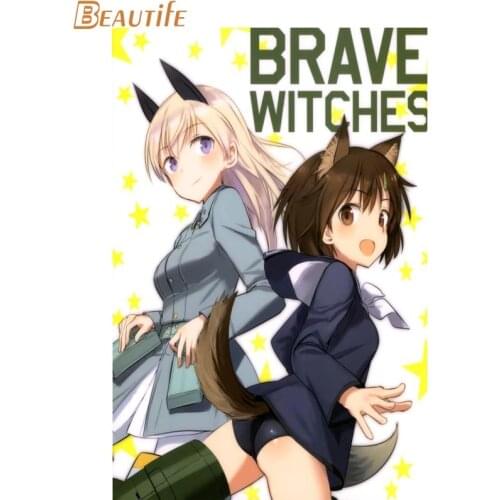 Custom BRAVE WITCHES Poster Home Decoration Fashion Silk Fabric Wall Poster Custom Poster Print More Size