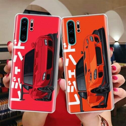 JDM Tokyo Drift Sports Car Silicon Phone Case For Huawei Honor 10 9 20 Lite Y5 Y6 Y7 Y9 9X 8X 8S 8A 7X 7A 7S Pro + 10i20i Coque