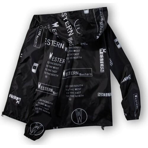 Summer Jacket Men Large Size Jumper Pullowers Ultra Thin Breathable Sun Outwer Clothes Teenagers Loose Basketball Sports Coat