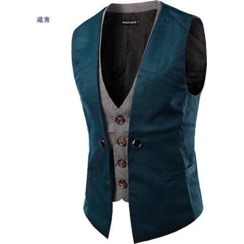 MAIDANGDI Mens Waistcoat Jackets Vest 2021 Summer New Solid Color Stand Collar Climbing Hiking Work Sleeveless With Pocket