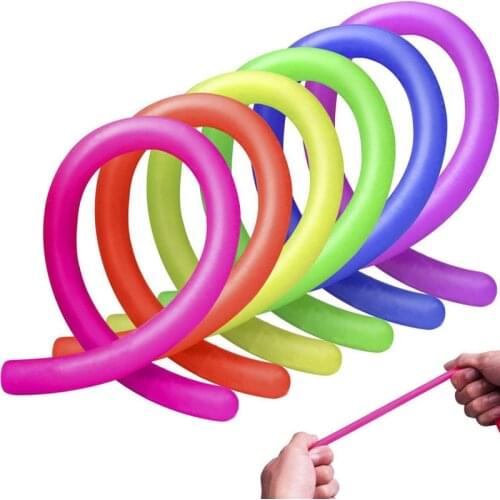 6 Piece Monkey Noodles Fidget Toys Set Anti Anxiety For Adults and Kids Zabawki Antysresowe Jouet Enfant Squeeze Toys Relise Toy