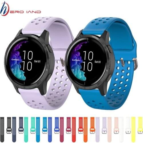 For Garmin Venu 20mm sport Silicone Watchband Bracelet wristBand For Garmin Move 3 / For Garmin Move Style / Luxe wriststrap