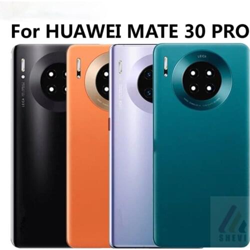 For Huawei mate 30 Battery Cover Glass Rear Door Case For Huawei mate 30 pro back battery cover Housing With camera lens
