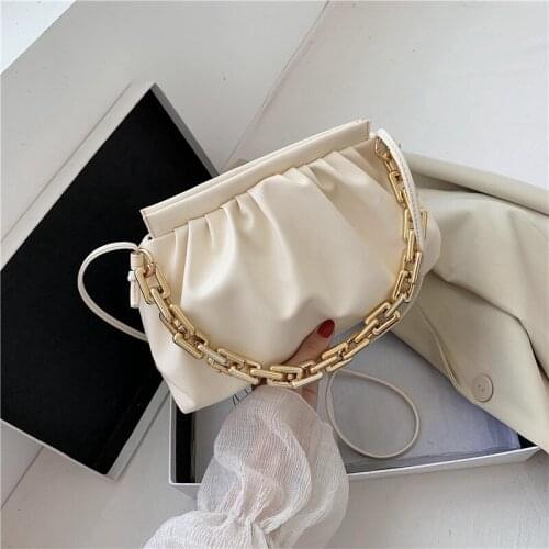 Bag For Women Cloud bag Soft PU Leather Single Shoulder Slant Dumpling Bag Handbag Party Design bags Day Messenger Bag