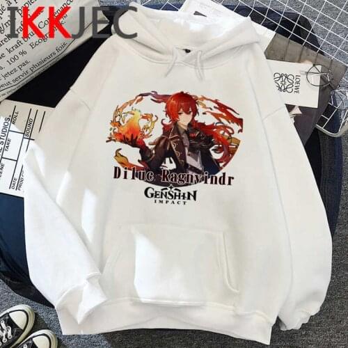 Genshin Impact hoodies female grunge Korea women sweatshirts pullover Oversized